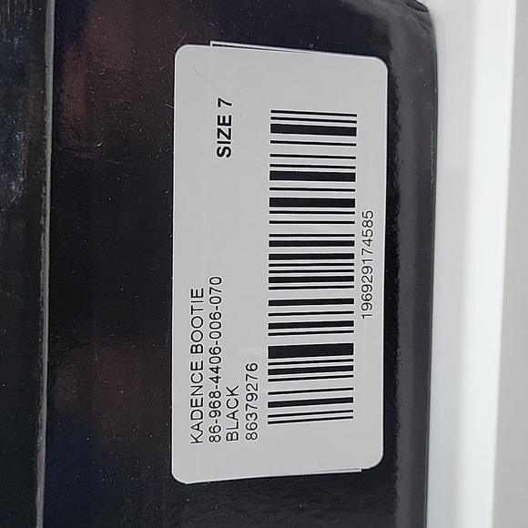 Boot Black Lace-Up zip Ankle High Combat size 7 NEW - Picture 9 of 9